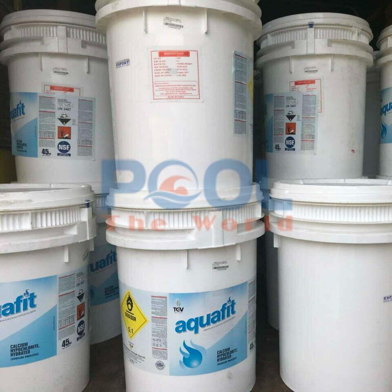 Chlorine INDIA 70% Aquafit – Hóa chất xử lý nước hồ bơi chất lượng, an toàn, tiết kiệm